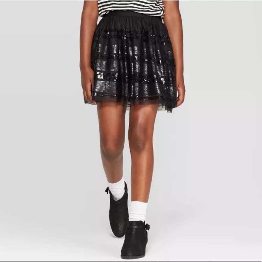 Cat & Jack New Sequin Skirt 14/16
